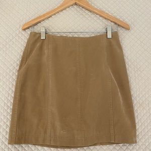 Free People Modern Femme Vegan Mini Skirt Size 6